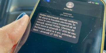 Poliția atenționează cetățenii prin SMS referitor la fraudele electorale