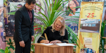 Comemorarea a 175 de ani de la nașterea lui Mihai Eminescu,  la Casa Limbii Române din Ungheni