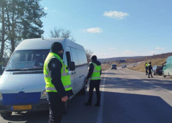 Controale rutiere la Ungheni