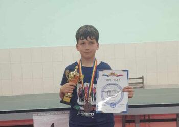 Adrian Rotaru, discipol al Școlii Sportive  Raionale Ungheni, va participa la Campionatul European de tenis de masă