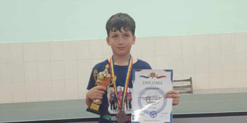 Adrian Rotaru, discipol al Școlii Sportive  Raionale Ungheni, va participa la Campionatul European de tenis de masă