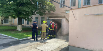 26 de persoane au fost evacuate din spitalul raional Ungheni în urma unui incendiu