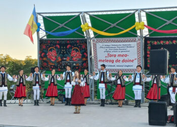 Zi de sărbătoare la Unțești: cântec, joc și o nouă înfrățire peste Prut