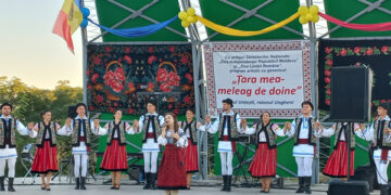 Zi de sărbătoare la Unțești: cântec, joc și o nouă înfrățire peste Prut