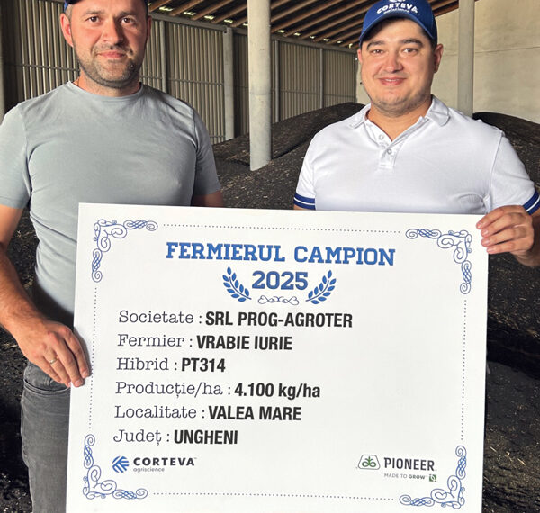 Fermier din Ungheni, campion la cultura de rapiță