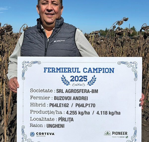 Rezultate excepționale acolo unde pasiunea  pentru agricultură întâlnește performanța