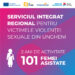 Serviciul Integrat Regional pentru Victimele Violenței Sexuale din Ungheni: 101 beneficiare asistate